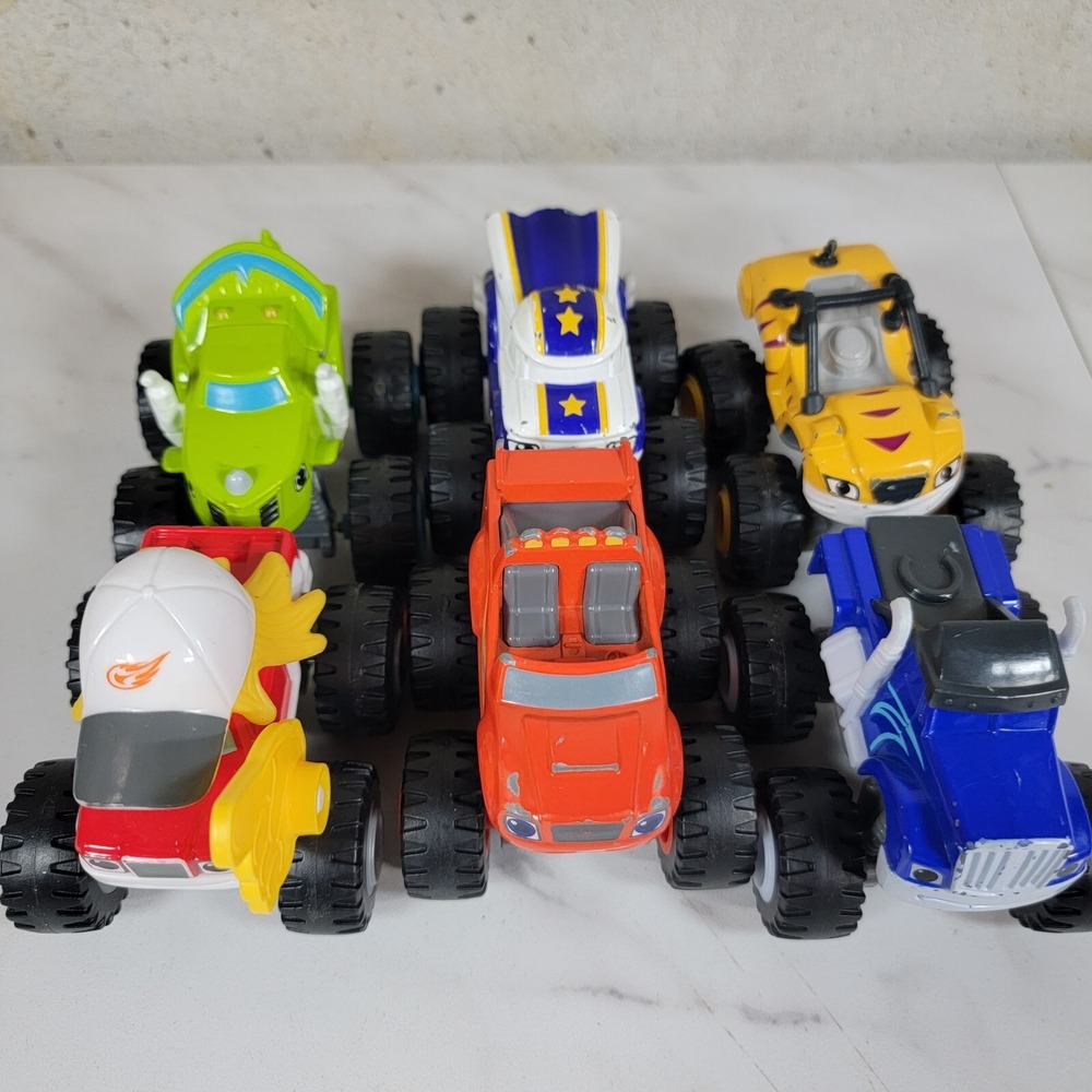Blaze And The‎ Monster Machines Lot of 6 Rare